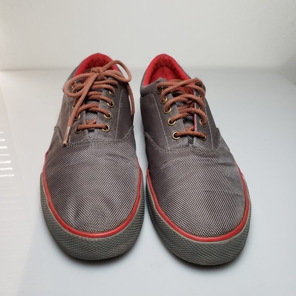 Polo Ralph Lauren Shoes Size 12D Gray Fashion Sneakers Fabric Men Forestmont II - Picture 12 of 15